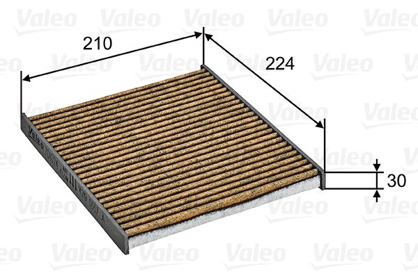 VALEO Фильтр, воздух во внутренном пространстве 701024