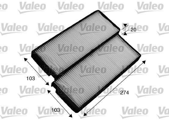 VALEO Filter,salongiõhk 715536