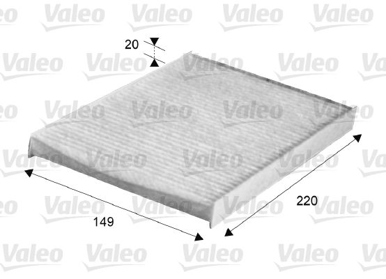 VALEO Filter,salongiõhk 716047