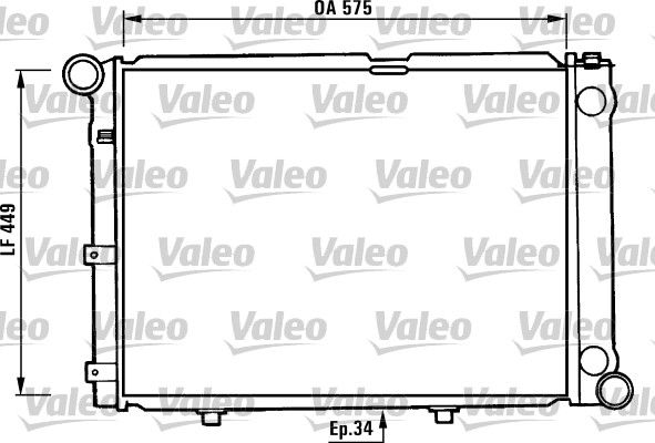 VALEO Radiaator,mootorijahutus 730344