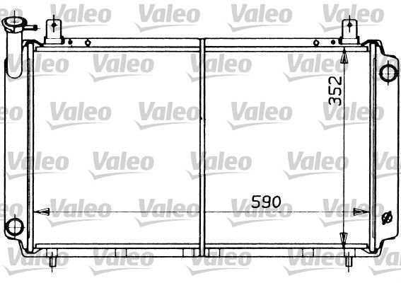 VALEO Radiaator,mootorijahutus 730407