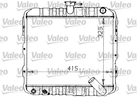 VALEO Radiaator,mootorijahutus 730446