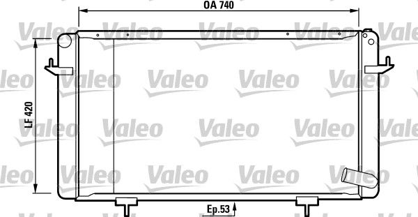 VALEO Radiaator,mootorijahutus 730588