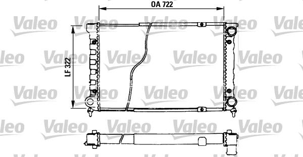 VALEO Radiaator,mootorijahutus 730629