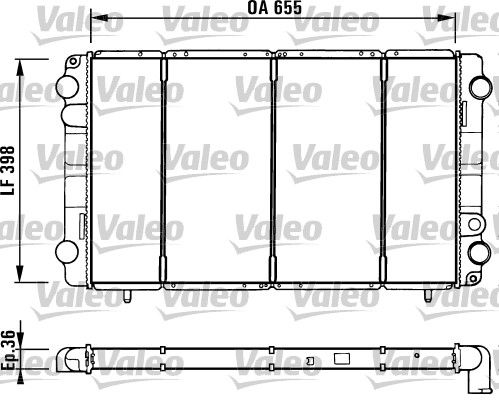 VALEO Radiaator,mootorijahutus 730944