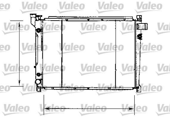 VALEO Radiaator,mootorijahutus 731088