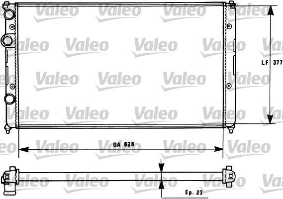 VALEO Radiaator,mootorijahutus 731268