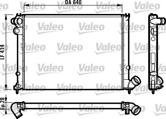 VALEO Radiaator,mootorijahutus 731381