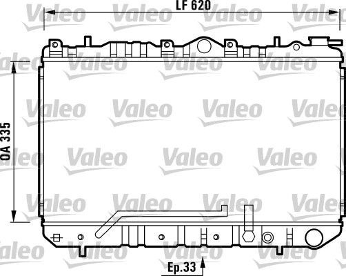 VALEO Radiaator,mootorijahutus 731454