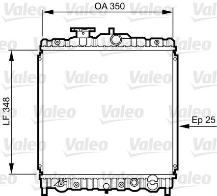 VALEO Radiaator,mootorijahutus 731459