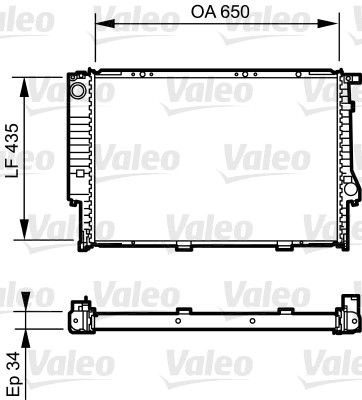 VALEO Radiaator,mootorijahutus 731523