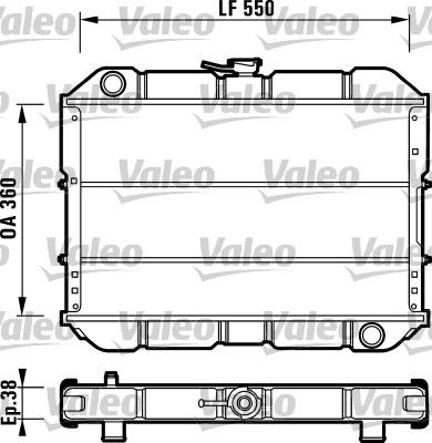 VALEO Radiaator,mootorijahutus 731547