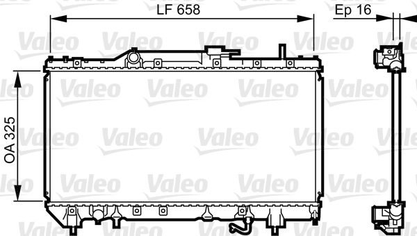 VALEO Radiaator,mootorijahutus 731685