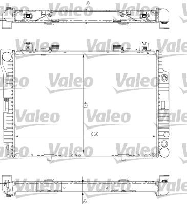 VALEO Radiaator,mootorijahutus 732447