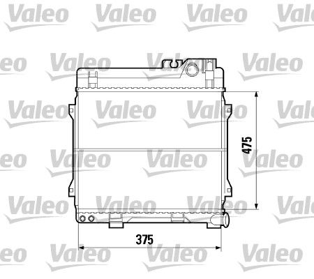 VALEO Radiaator,mootorijahutus 732452