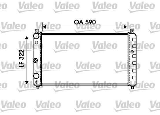 VALEO Radiaator,mootorijahutus 732479