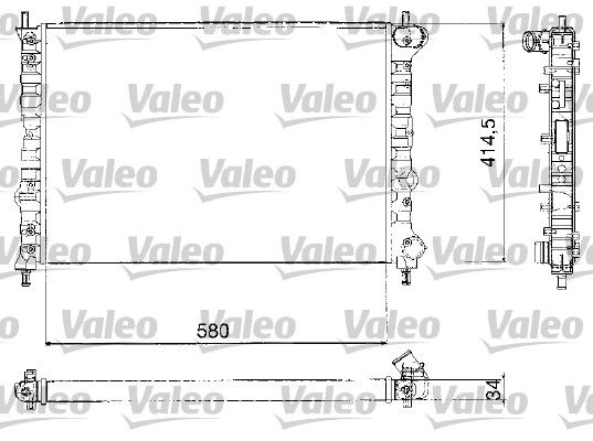 VALEO Radiaator,mootorijahutus 732580