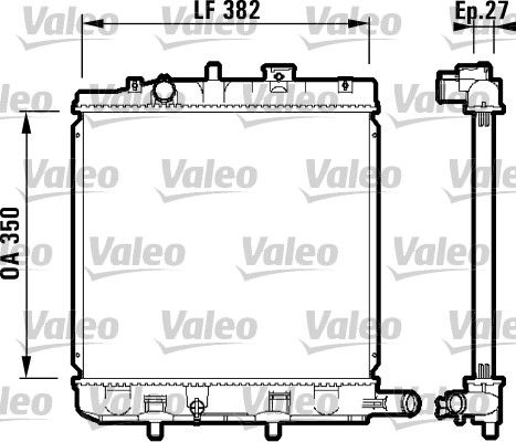 VALEO Radiaator,mootorijahutus 732726