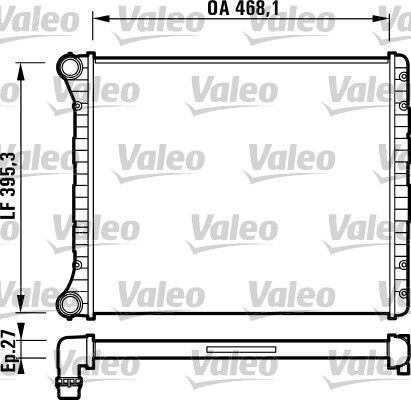 VALEO Radiaator,mootorijahutus 732785