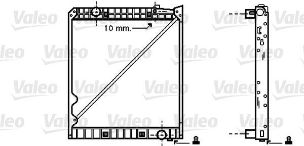 VALEO Radiaator,mootorijahutus 733419