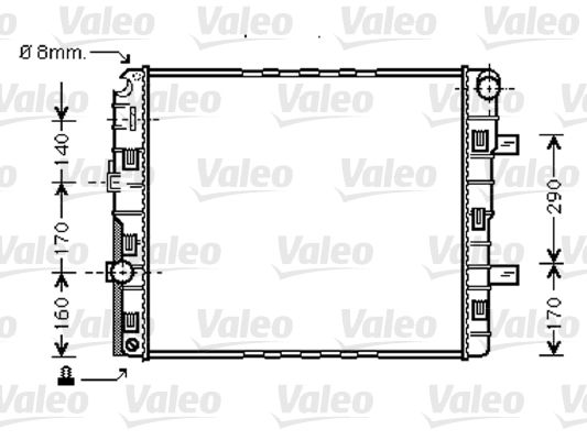 VALEO Radiaator,mootorijahutus 733422