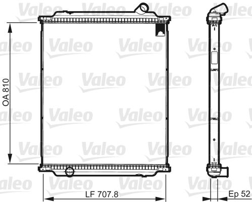 VALEO Radiaator,mootorijahutus 733518