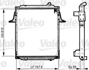 VALEO Radiaator,mootorijahutus 733535