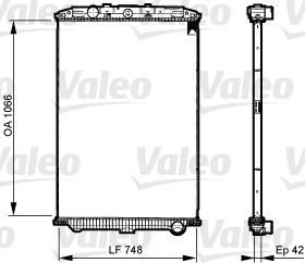 VALEO Radiaator,mootorijahutus 733541