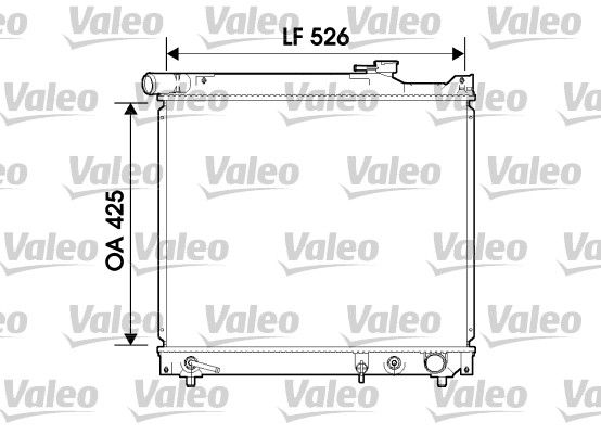 VALEO Radiaator,mootorijahutus 734214