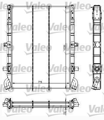 VALEO Radiaator,mootorijahutus 734295