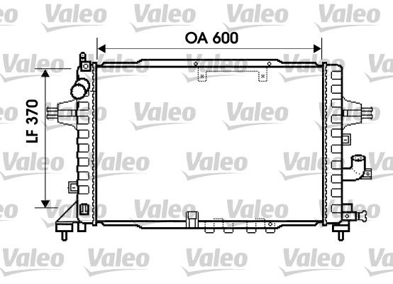 VALEO Radiaator,mootorijahutus 734383