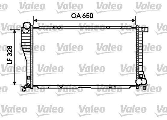 VALEO Radiaator,mootorijahutus 734394