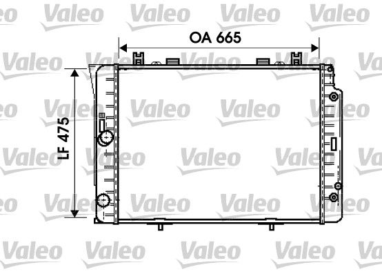 VALEO Radiaator,mootorijahutus 734631