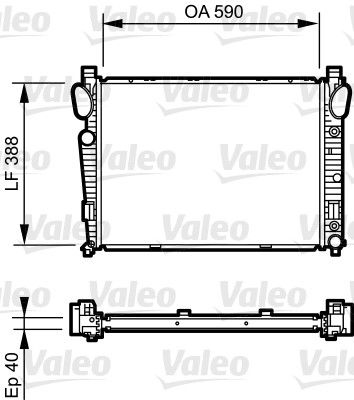 VALEO Radiaator,mootorijahutus 734855