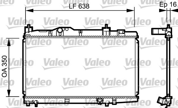 VALEO Radiaator,mootorijahutus 734916