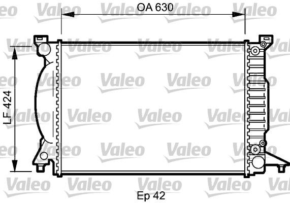 VALEO Radiaator,mootorijahutus 735025