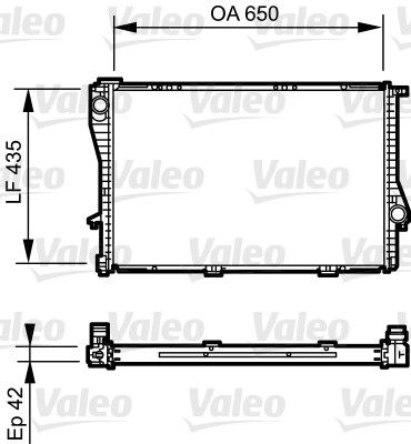 VALEO Radiaator,mootorijahutus 735233