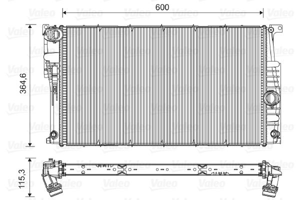 VALEO Radiaator,mootorijahutus 735455