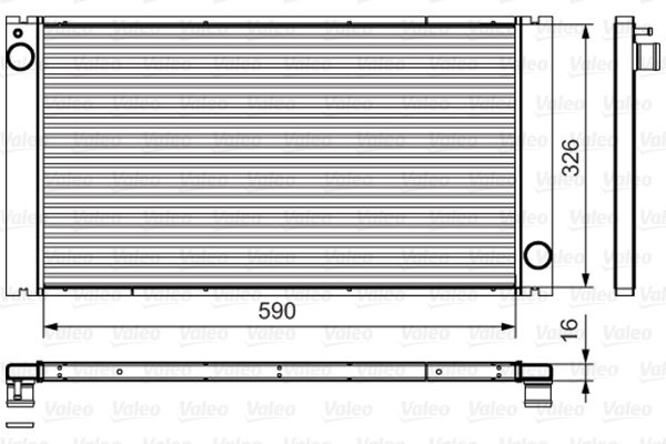 VALEO Radiaator,mootorijahutus 735481