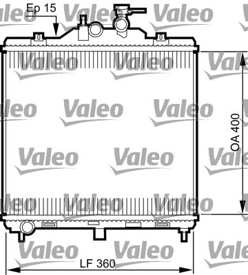 VALEO Radiaator,mootorijahutus 735499