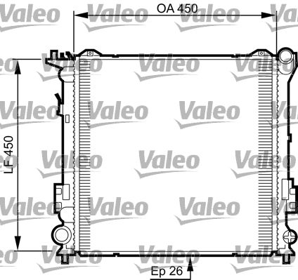 VALEO Radiaator,mootorijahutus 735504