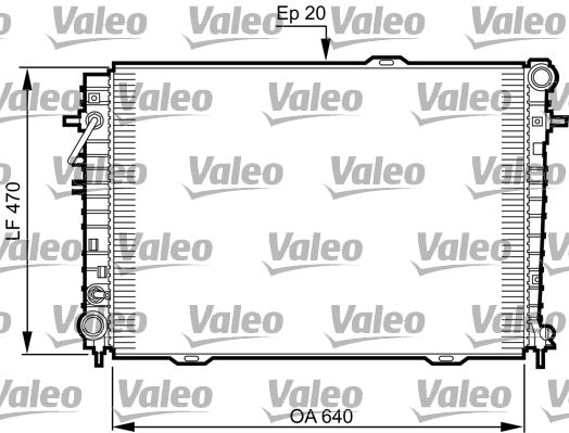 VALEO Radiaator,mootorijahutus 735507