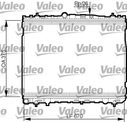 VALEO Radiaator,mootorijahutus 735514