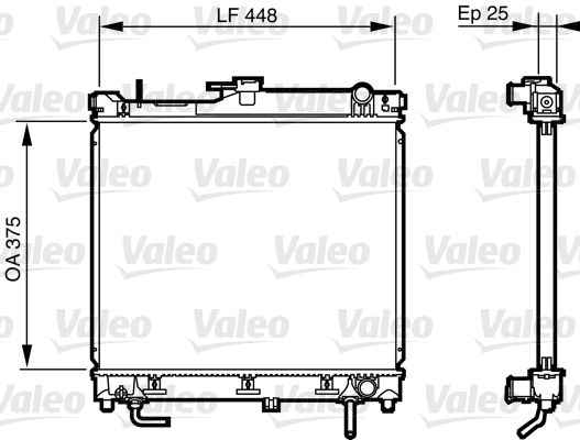 VALEO Radiaator,mootorijahutus 735578