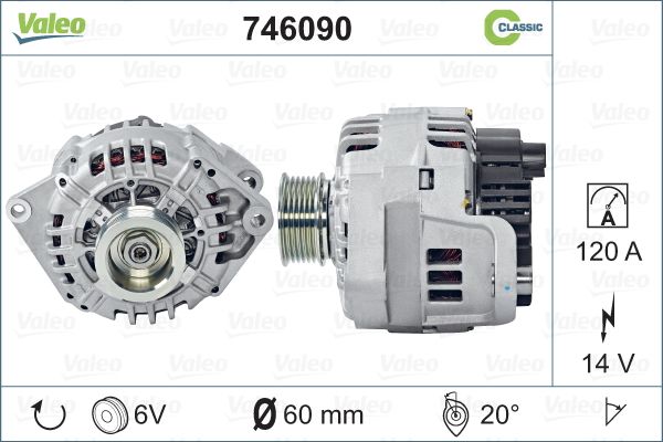 VALEO Generaator 746090