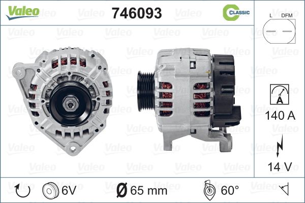 VALEO Generaator 746093
