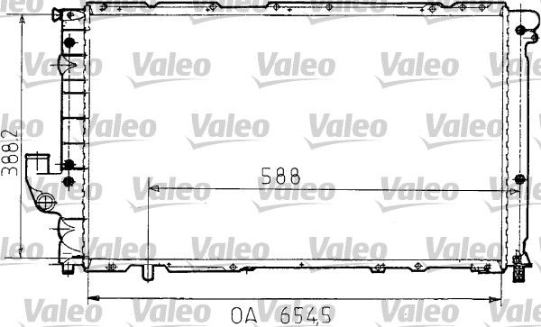 VALEO Radiaator,mootorijahutus 810963