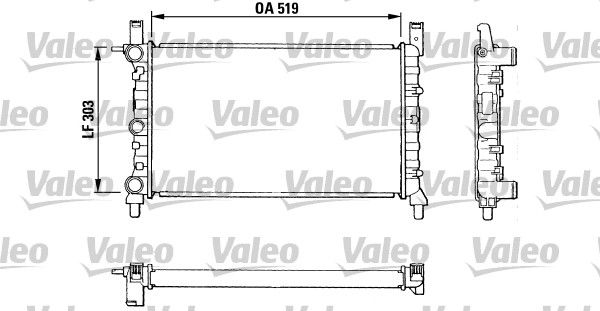 VALEO Radiaator,mootorijahutus 811387