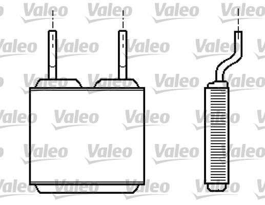 VALEO Теплообменник, отопление салона 812149