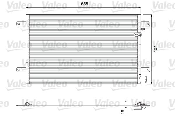 VALEO Kondensaator,kliimaseade 814004